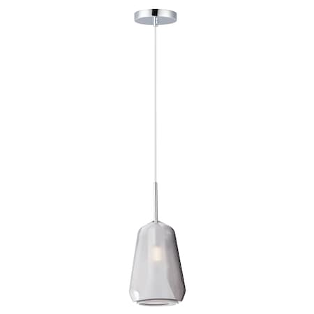 Et2 Deuce 1-Light 5.5" Wide Polished Chrome Pendant Light E10040-138PC